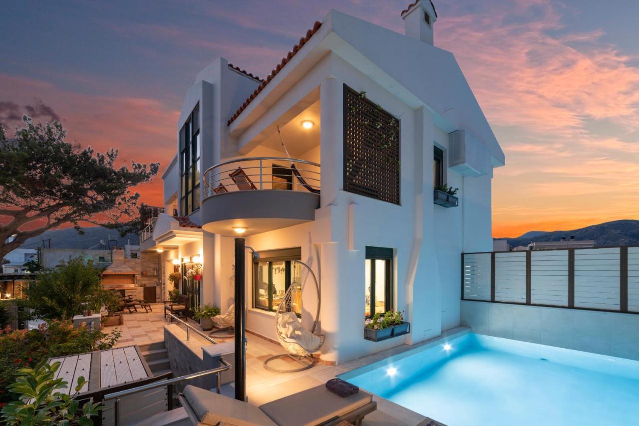 Paradisos Luxury Villas Next To Beach Koutsouras Екстер'єр фото