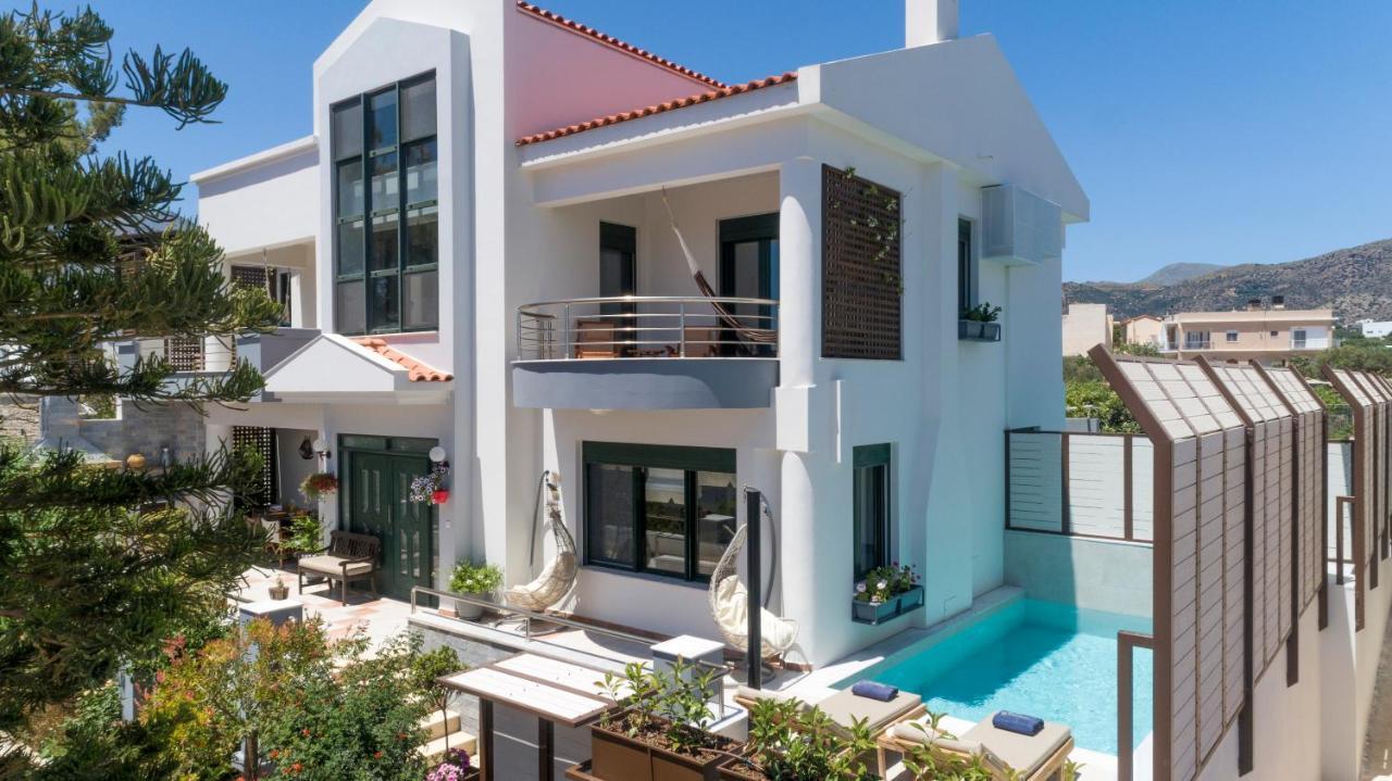 Paradisos Luxury Villas Next To Beach Koutsouras Екстер'єр фото
