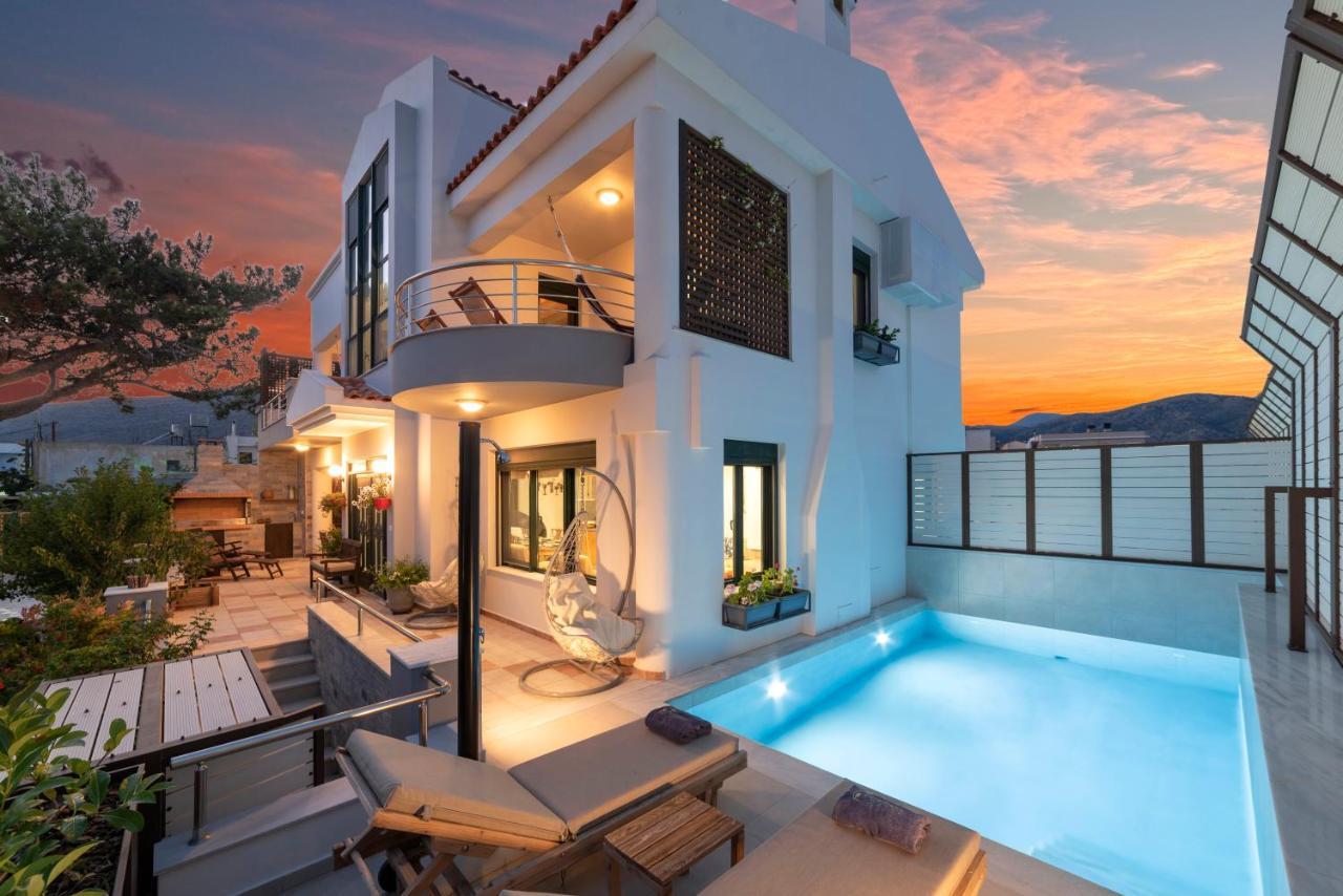Paradisos Luxury Villas Next To Beach Koutsouras Екстер'єр фото
