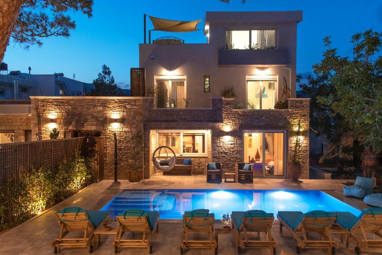 Paradisos Luxury Villas Next To Beach Koutsouras Екстер'єр фото