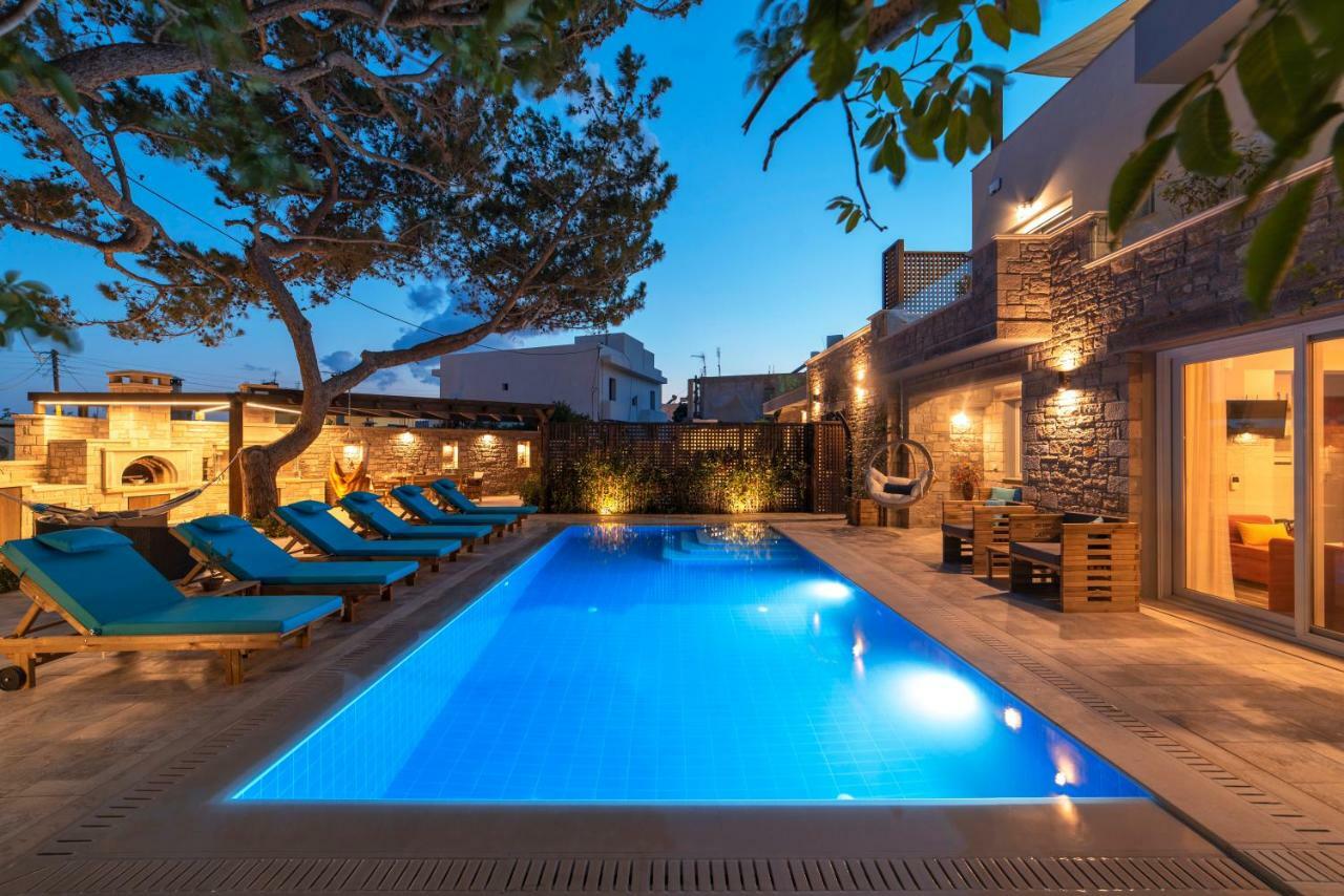 Paradisos Luxury Villas Next To Beach Koutsouras Екстер'єр фото