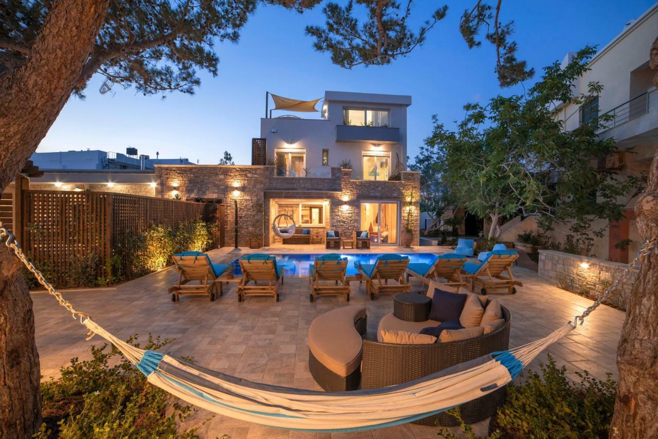Paradisos Luxury Villas Next To Beach Koutsouras Екстер'єр фото